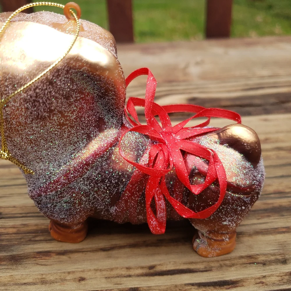 Z Gallerie glass dachshund